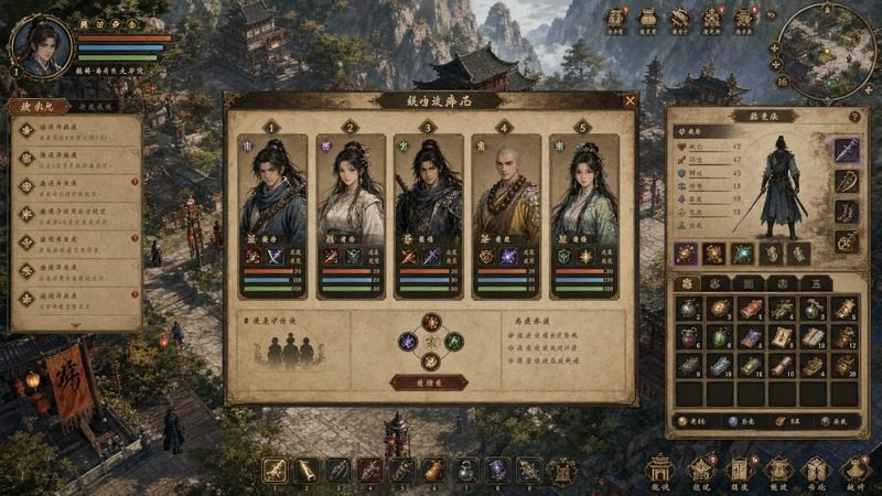 金庸群侠传5爱与死仙狐MOD六周年 玩法展示 预览图 3